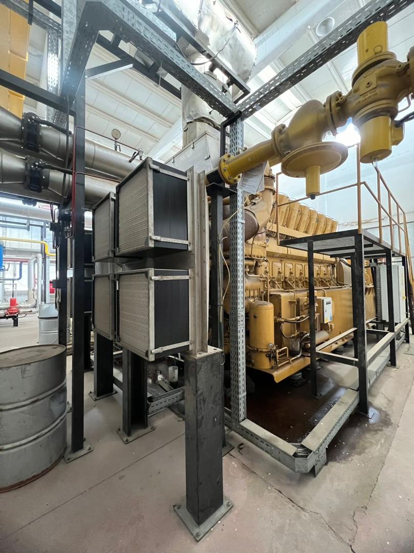 Б/У ГПД Caterpillar 4,3 MВт, із системою когенерації, 2014 року.