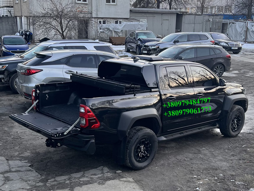 Крышка Кузова Для Toyota Hilux/ Тойота Хайлюкс Пикапа. Трехсекционная Крышка Багажника Кузова Для Пикапа. Тюнинг пикапов BVV