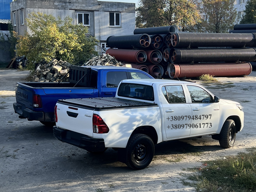 Крышка Кузова Для Toyota Hilux/ Тойота Хайлюкс Пикапа. Трехсекционная Крышка Багажника Кузова Для Пикапа. Тюнинг пикапов BVV