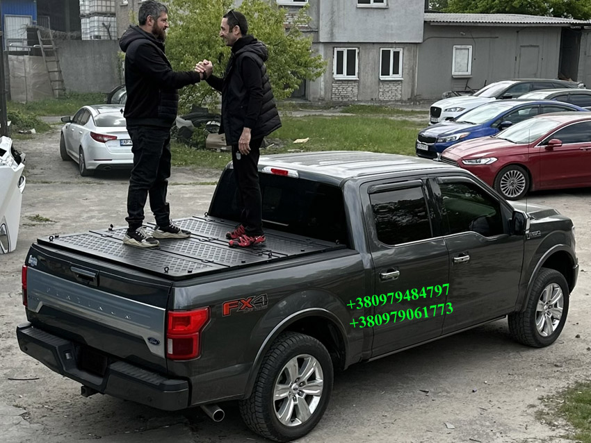 Крышка Кузова Для Toyota Hilux/ Тойота Хайлюкс Пикапа. Трехсекционная Крышка Багажника Кузова Для Пикапа. Тюнинг пикапов BVV