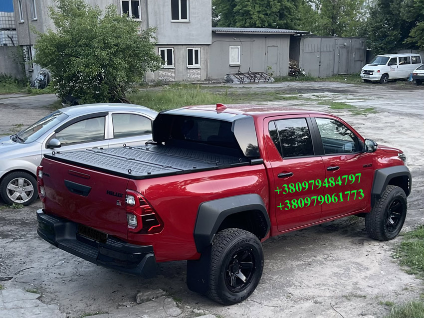 Крышка Кузова Для Toyota Hilux/ Тойота Хайлюкс Пикапа. Трехсекционная Крышка Багажника Кузова Для Пикапа. Тюнинг пикапов BVV