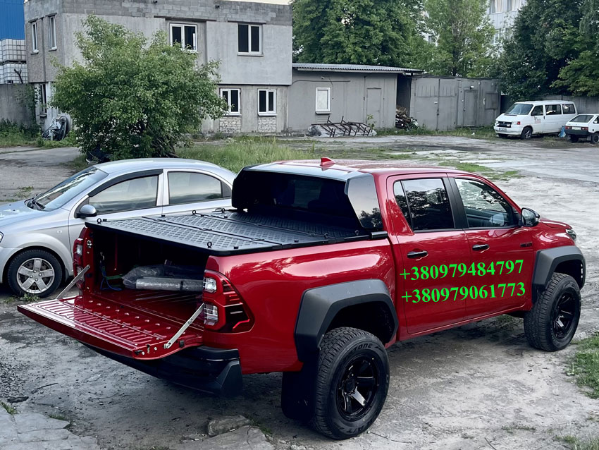 Крышка Кузова Для Toyota Hilux/ Тойота Хайлюкс Пикапа. Трехсекционная Крышка Багажника Кузова Для Пикапа. Тюнинг пикапов BVV