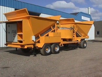 Мобильный бетонный завод SUMAB М-2200 (60-80 м3/час) Швеция
