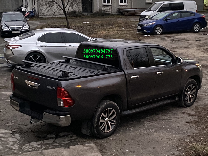 Рейлінги Thule з направляючими для силової кришки кузова пікапа