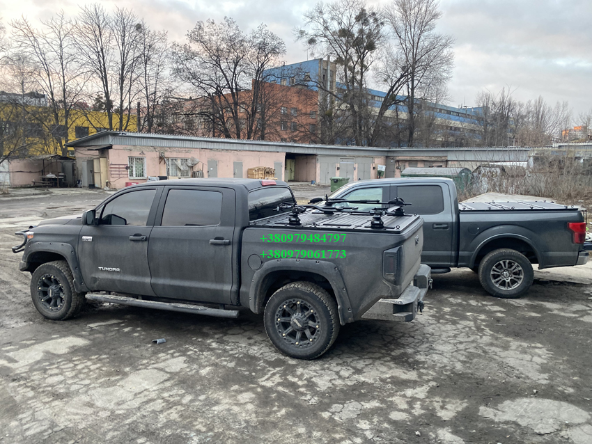 Рейлінги Thule з направляючими для силової кришки кузова пікапа