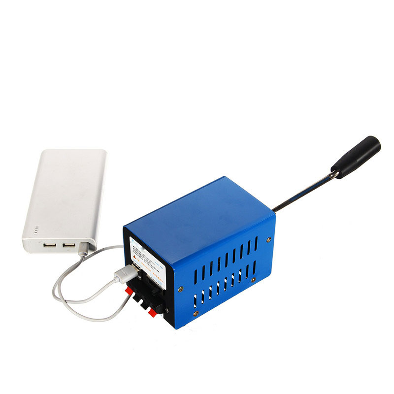 Ручная динамо-машина для зарядки USB-устройств