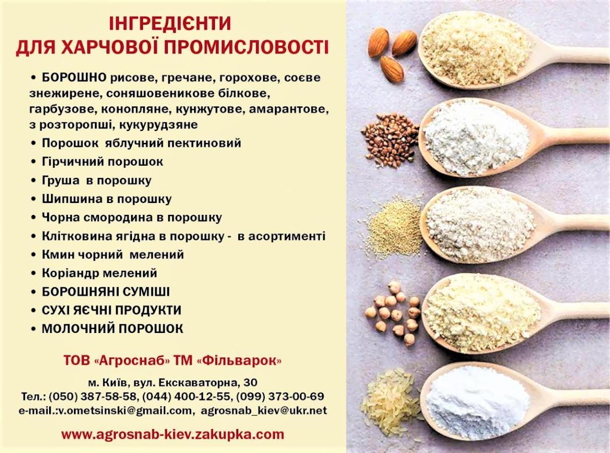 рисове борошно  натуральний інгредієнт для м’ясних виробів