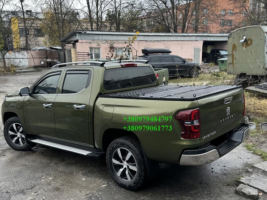 Силова алюмінієва кришка кузова пікапа Peugeot Landtrek/Пежо Ландтрек.