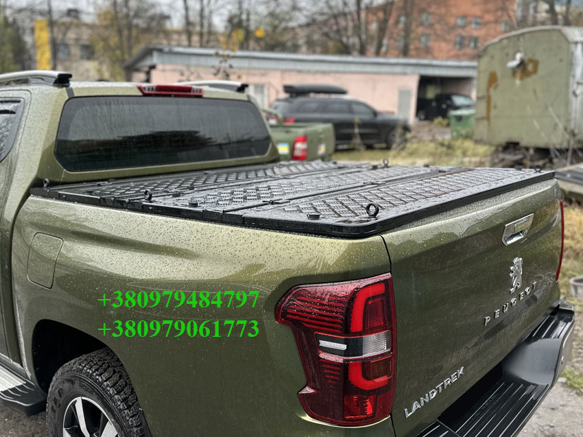 Силова алюмінієва кришка кузова пікапа Peugeot Landtrek/Пежо Ландтрек.