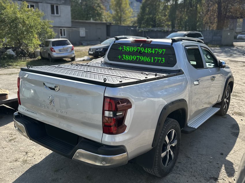 Силова алюмінієва кришка кузова пікапа Peugeot Landtrek/Пежо Ландтрек.