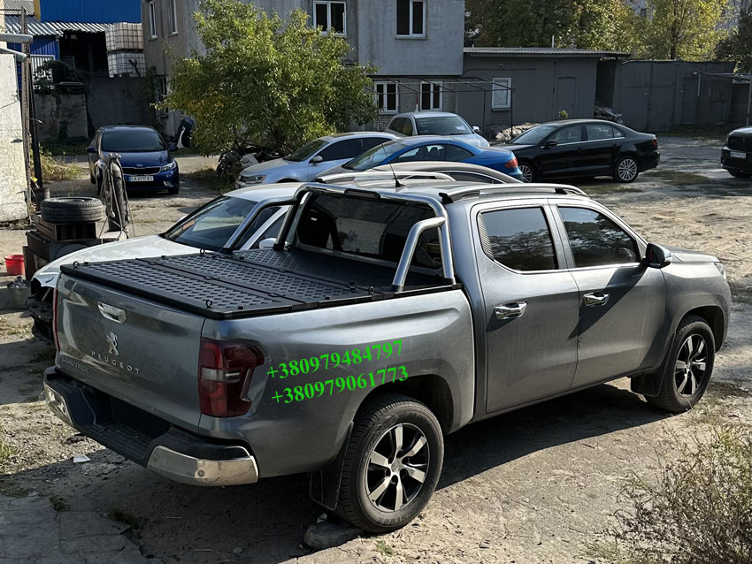 Силова алюмінієва кришка кузова пікапа Peugeot Landtrek/Пежо Ландтрек.