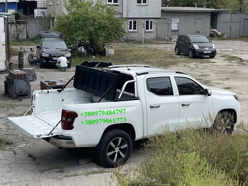 Силова алюмінієва кришка кузова пікапа Peugeot Landtrek/Пежо Ландтрек.