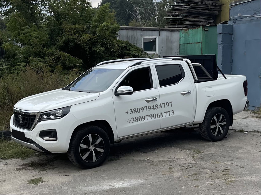Силова алюмінієва кришка кузова пікапа Peugeot Landtrek/Пежо Ландтрек.