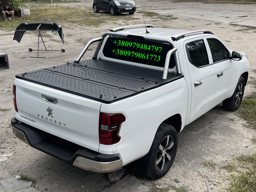 Силова алюмінієва кришка кузова пікапа Peugeot Landtrek/Пежо Ландтрек.