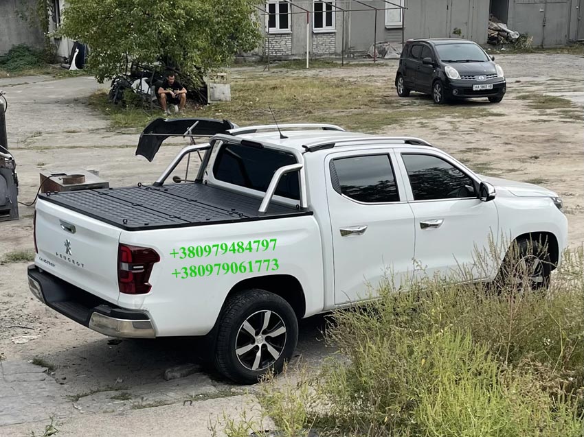 Силова алюмінієва кришка кузова пікапа Peugeot Landtrek/Пежо Ландтрек.