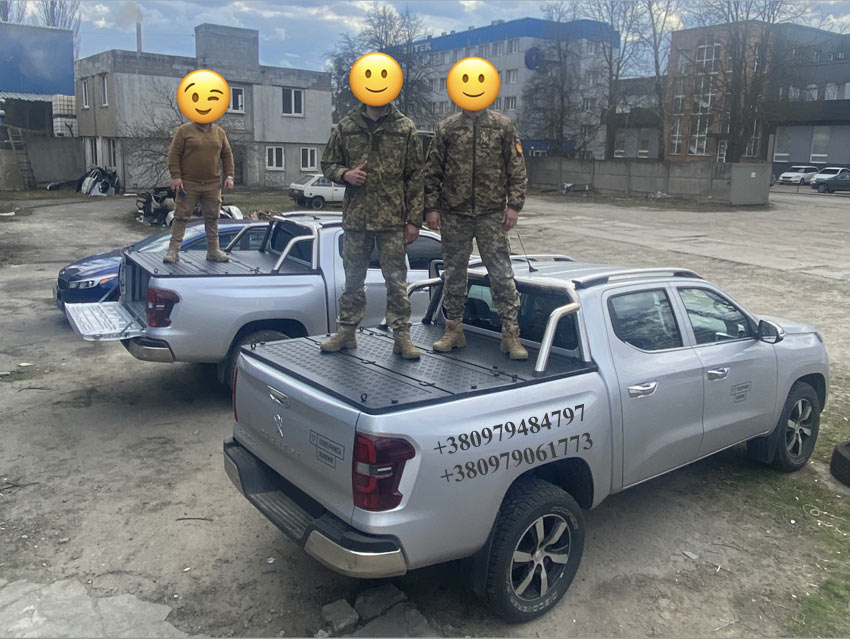 Силова алюмінієва кришка кузова пікапа Peugeot Landtrek/Пежо Ландтрек.