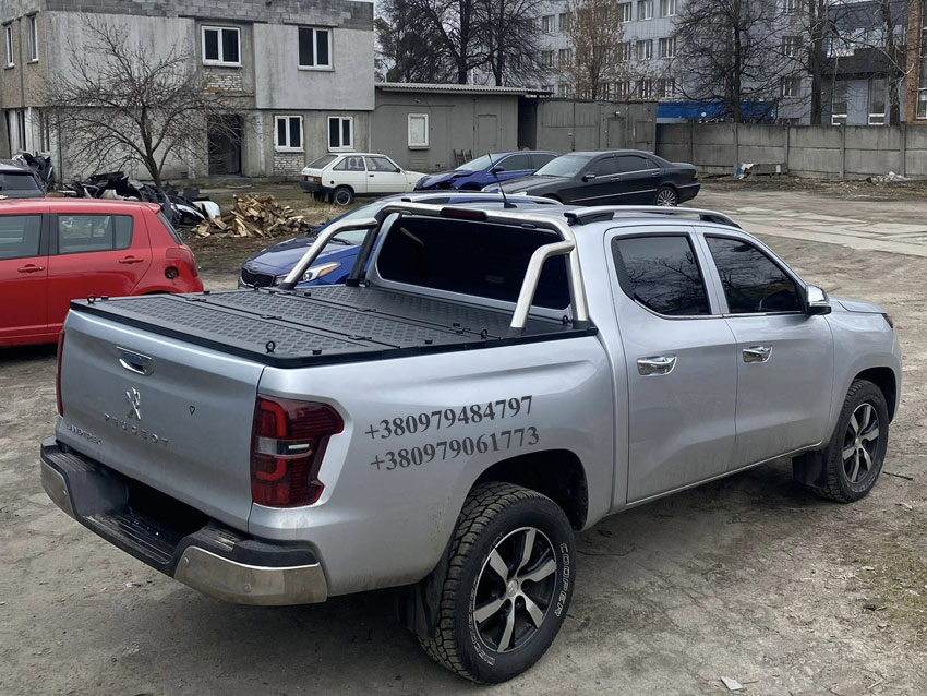 Силова алюмінієва кришка кузова пікапа Peugeot Landtrek/Пежо Ландтрек.