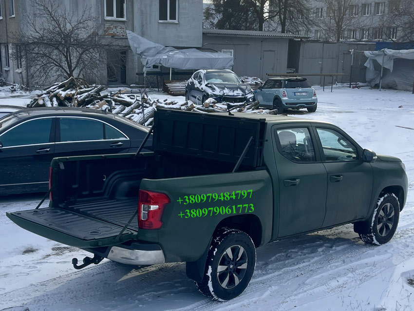 Силова алюмінієва кришка кузова пікапа Peugeot Landtrek/Пежо Ландтрек.