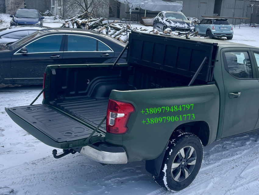 Силова алюмінієва кришка кузова пікапа Peugeot Landtrek/Пежо Ландтрек.