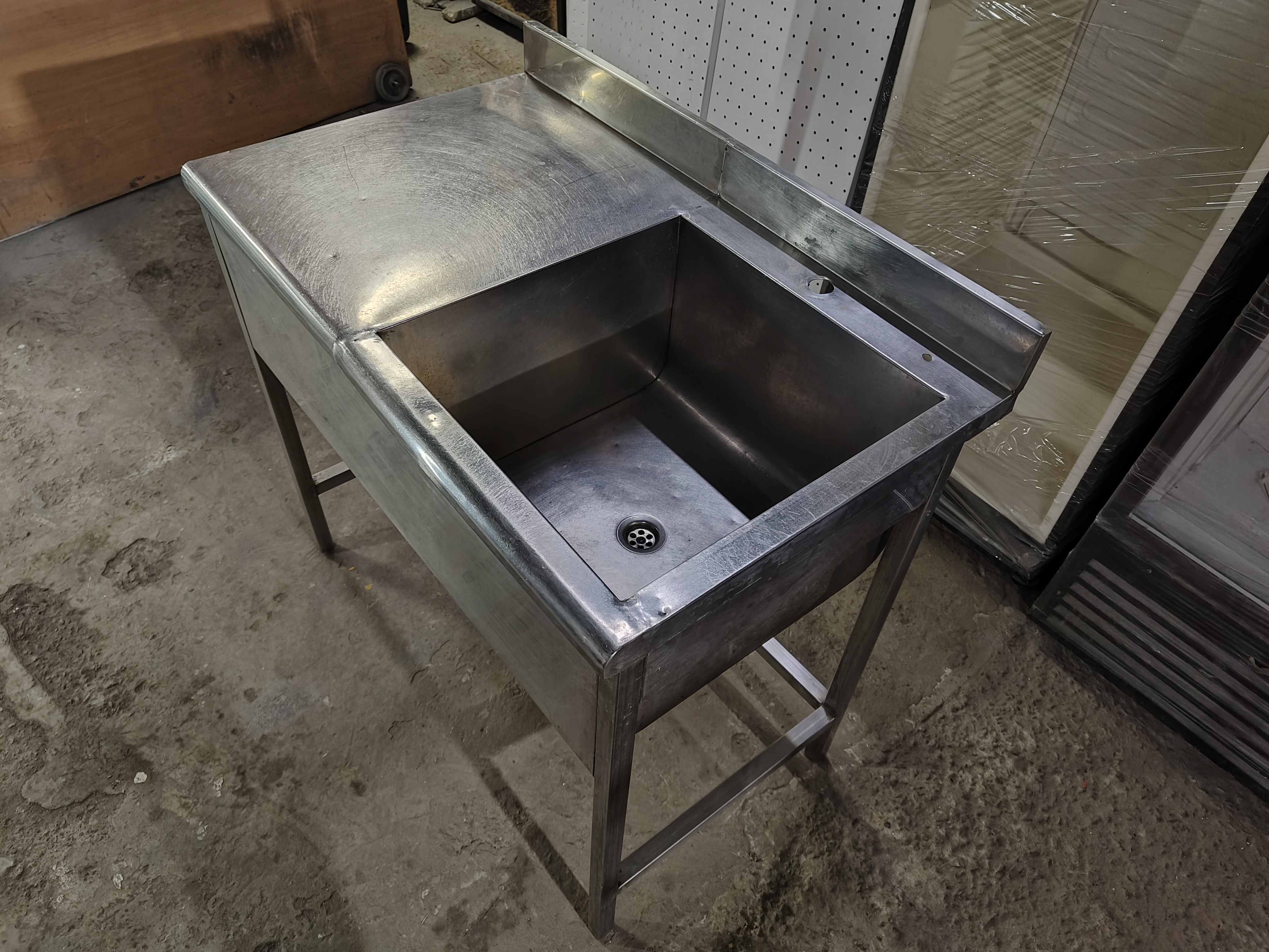 Ванна мийна промислова бу, стіл мийка нержавійна бу, мийка нержавійка бу 